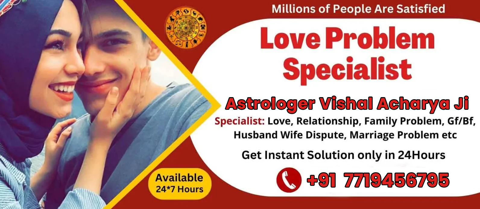 Astrologer Vishal Acharya ji +91-7719456795